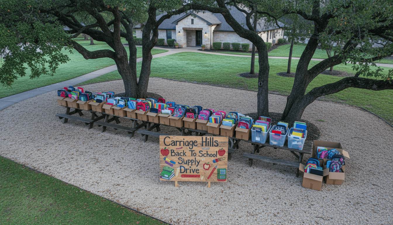 Back To School Supply Drive